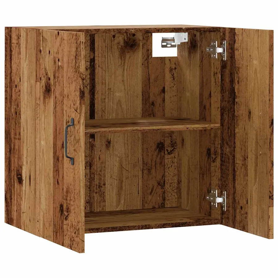 Armoire murale vieux bois 60x31x60 cm bois d'ingénierie - 5