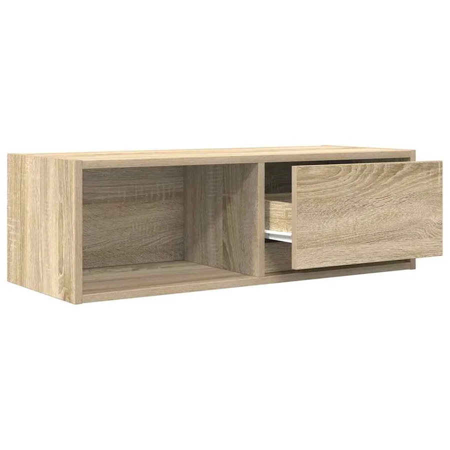 Meubles TV 2 pcs chêne sonoma 80x31x25,5 cm bois d'ingénierie - 5