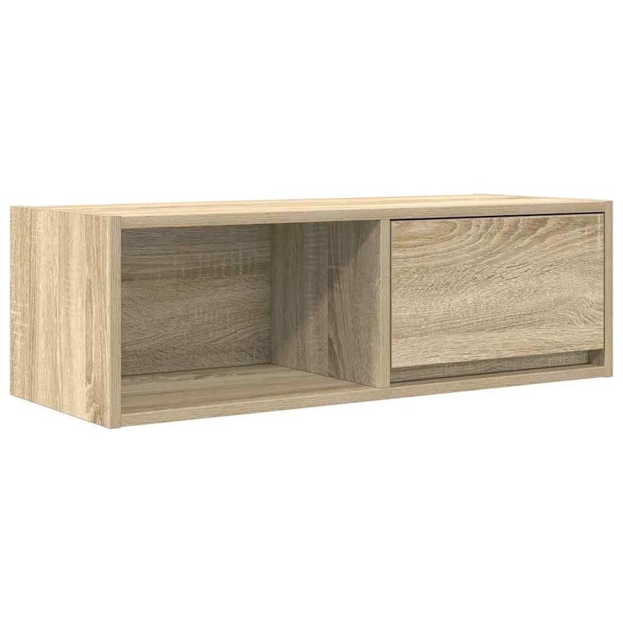 Meubles TV 2 pcs chêne sonoma 80x31x25,5 cm bois d'ingénierie - 6