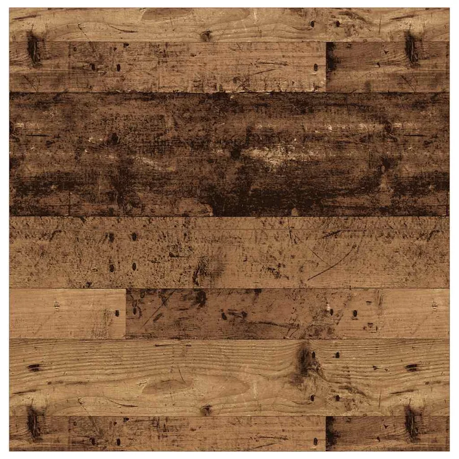 Table basse avec tiroirs vieux bois 70,5x70x40 cm - 9
