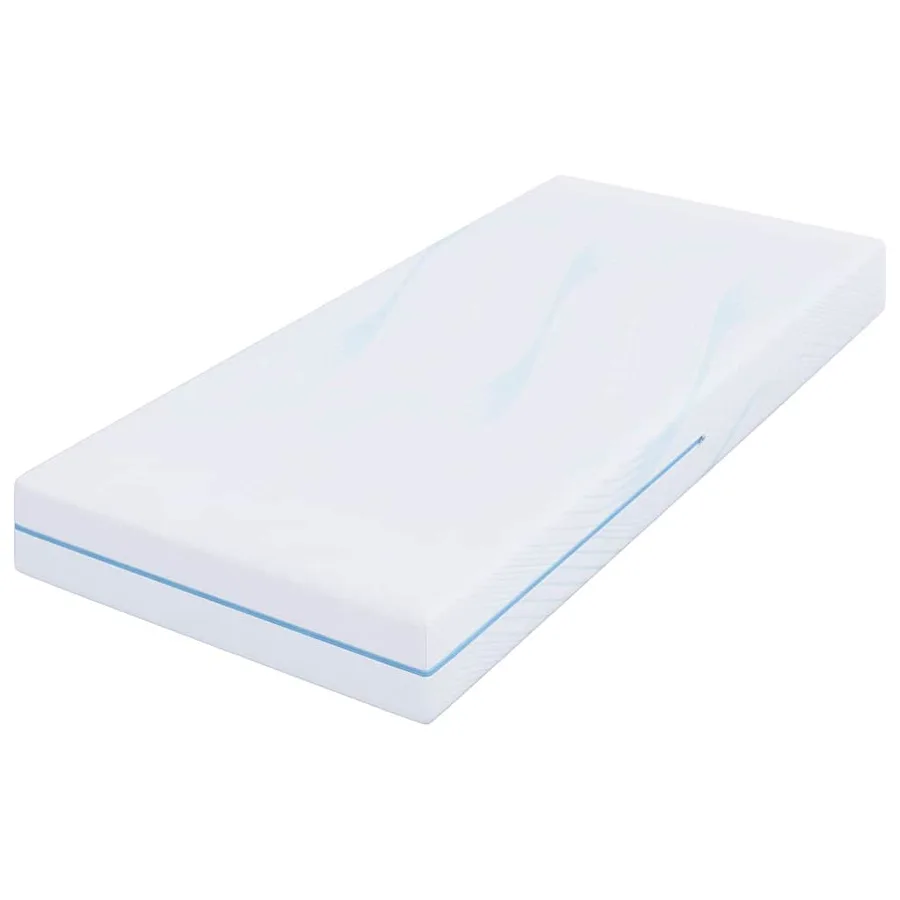 Matelas Moyennement ferme 80 x 200 cm Blanc - 4
