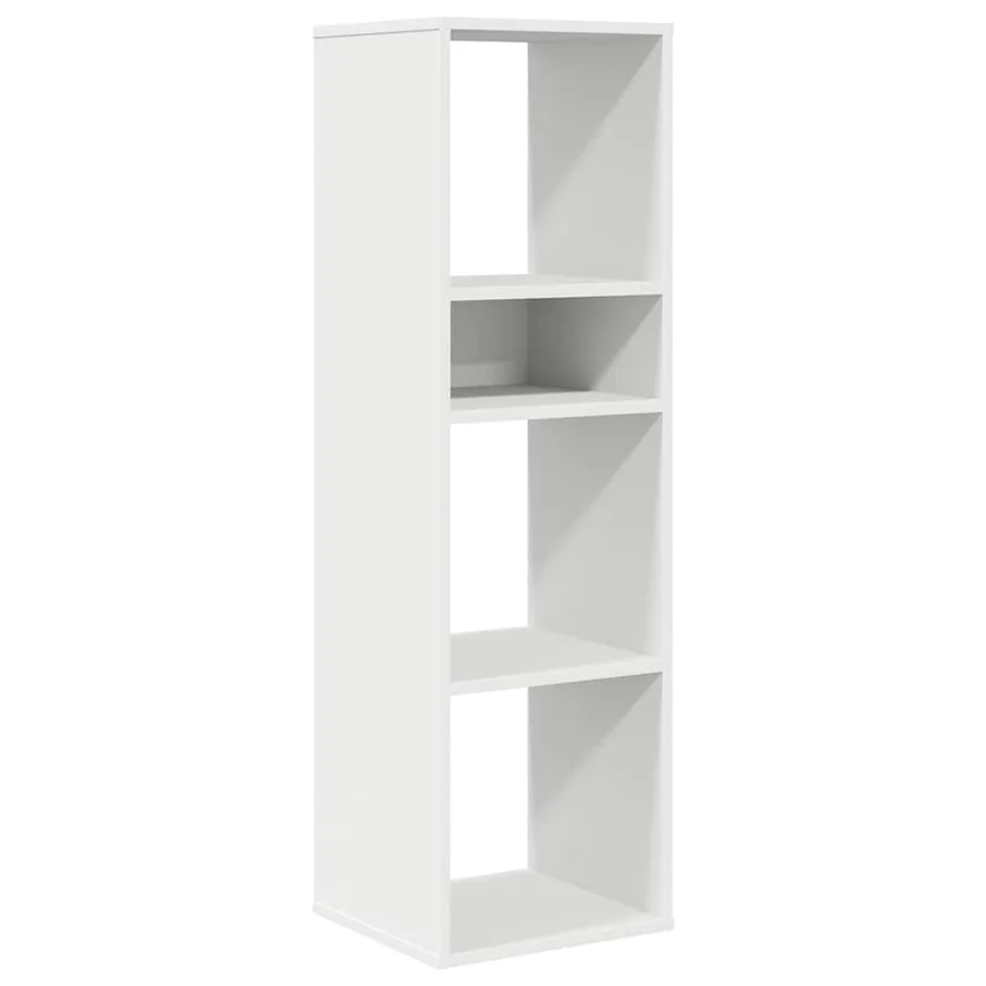 Bibliothèque blanc 34x31x112 cm bois d'ingénierie - 2