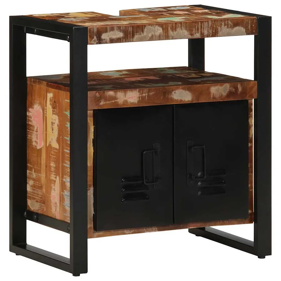 Armoire lavabo de salle de bain 55x35x60 cm