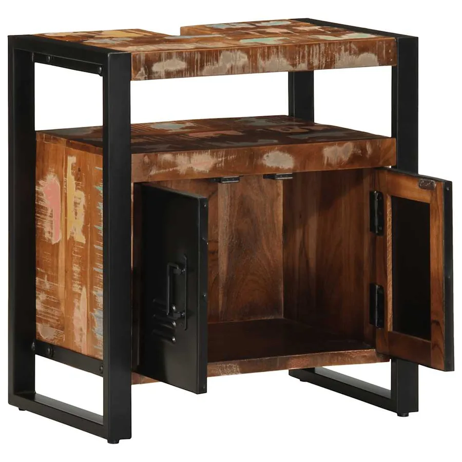 Armoire lavabo de salle de bain 55x35x60 cm - 2