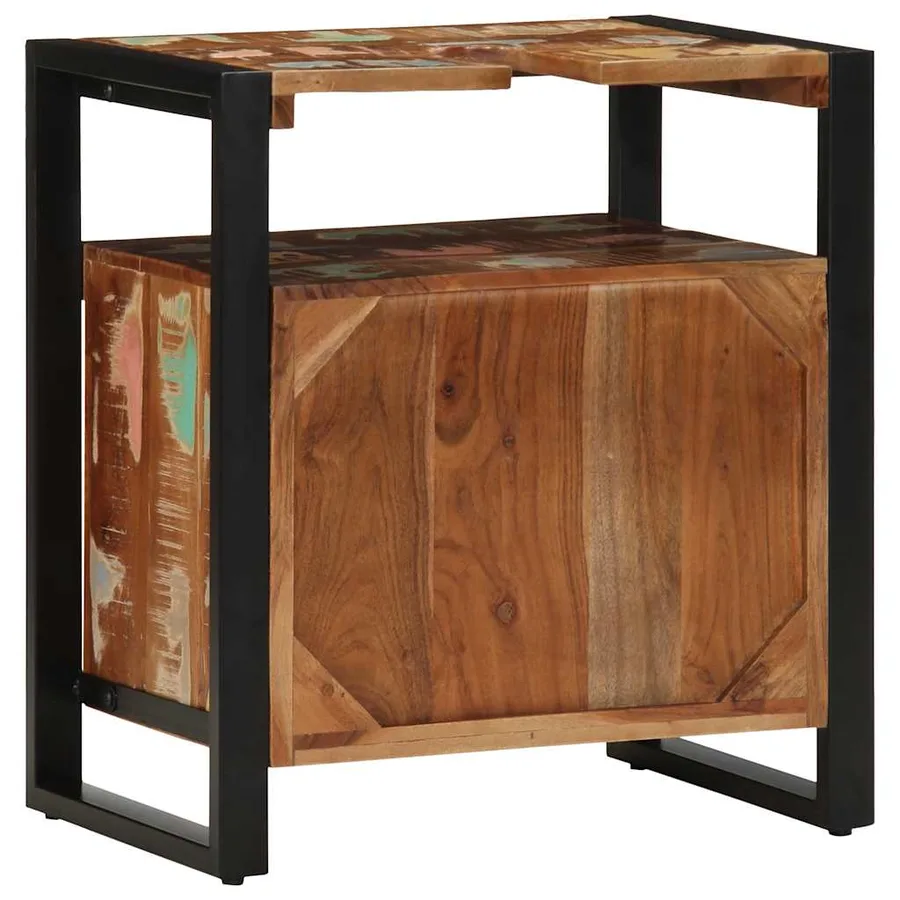 Armoire lavabo de salle de bain 55x35x60 cm - 5