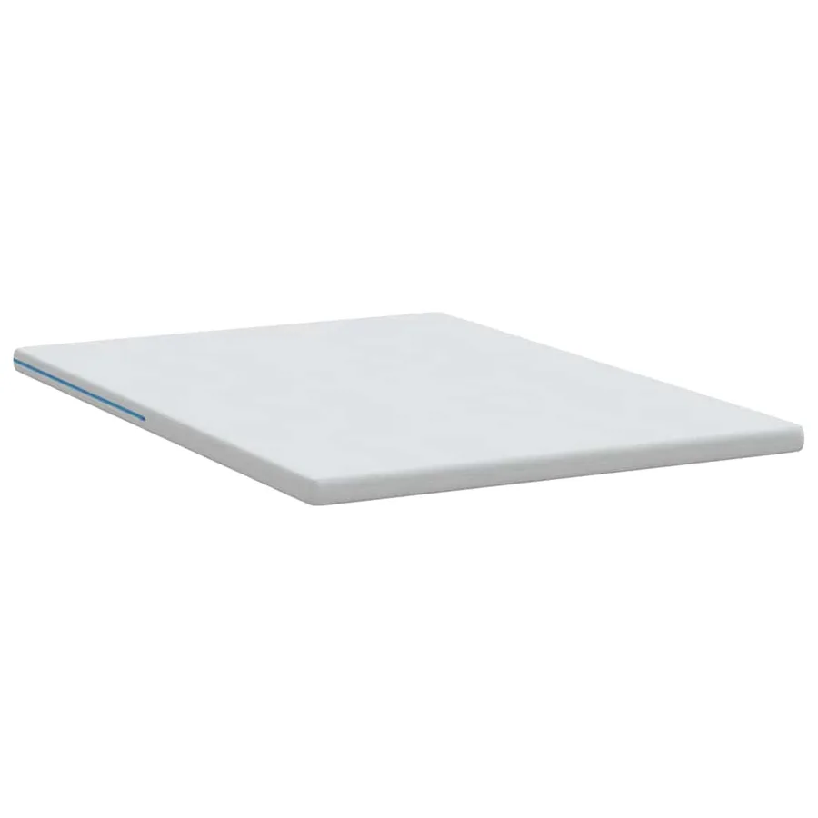 Surmatelas Blanc 160 x 200 cm Tissu jacquard - 6