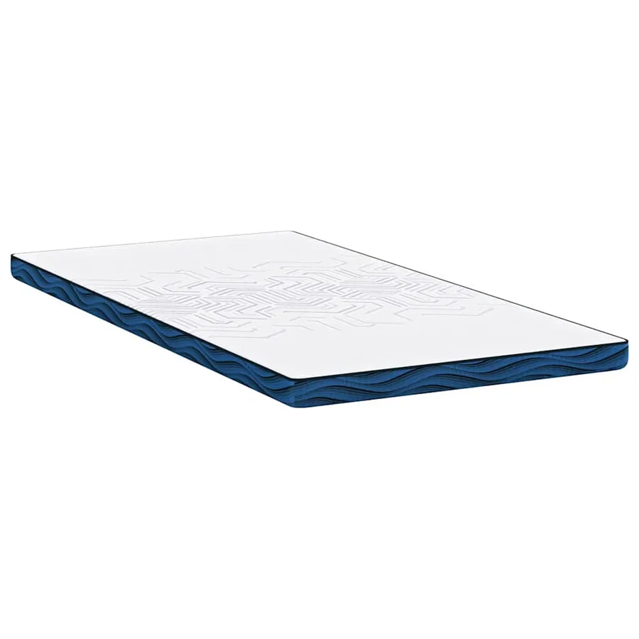 Surmatelas Blanc 120 x 200 cm Tissu jacquard - 5