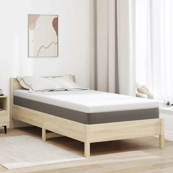 Surmatelas en mousse à mémoire 120 x 200 cm Thick Doux Blanc