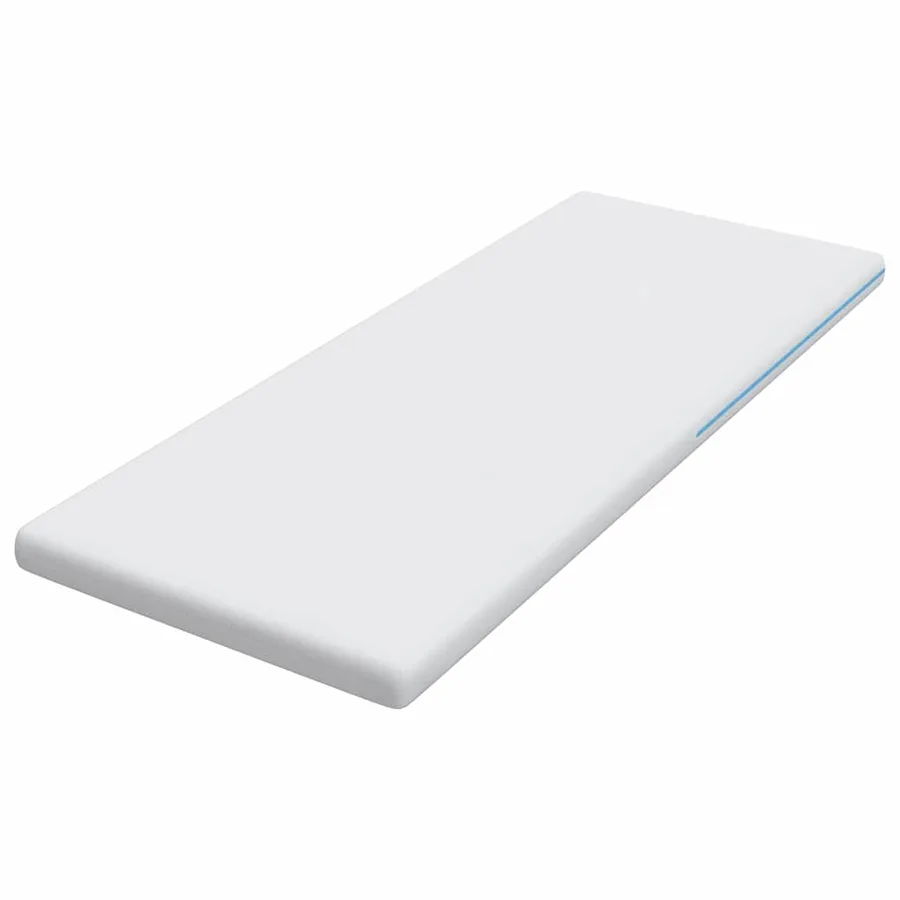 Surmatelas Blanc 80 x 200 cm Tissu jacquard - 4