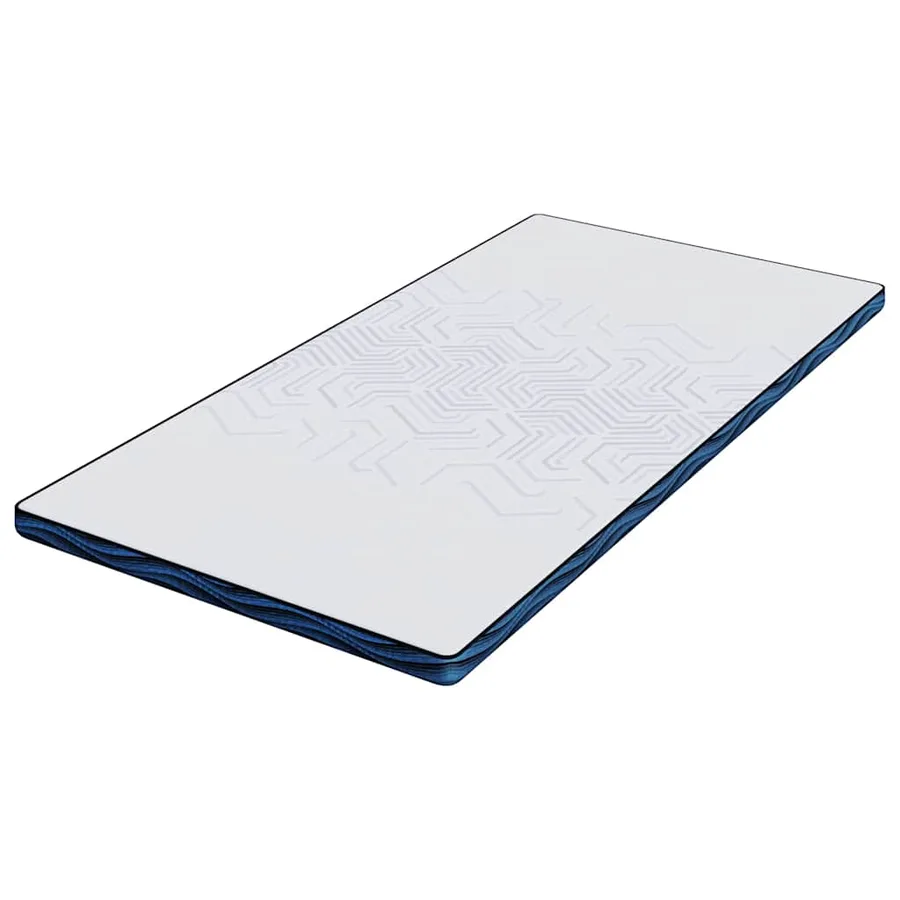 Surmatelas Blanc 100 x 200 cm Tissu jacquard - 4