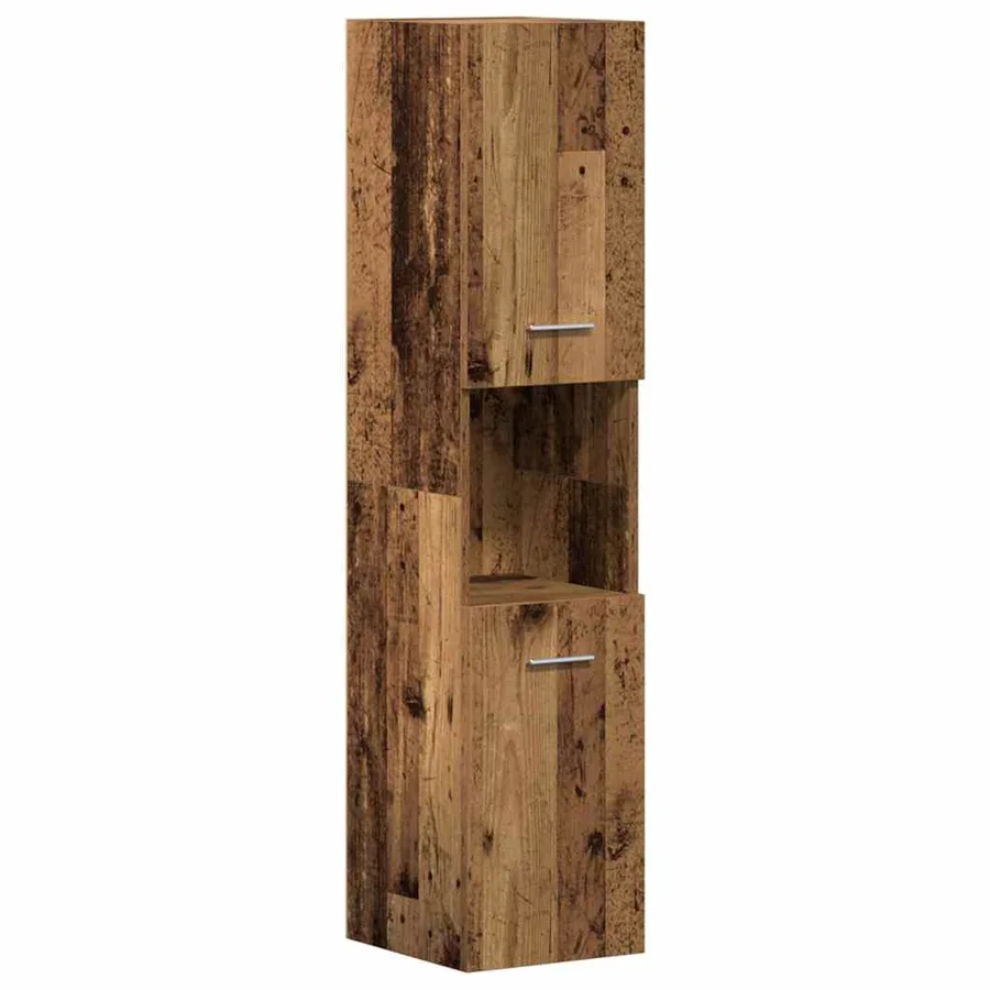 Ensemble de rangement Montage mural 4 pcs Bois d'ingénierie - 5
