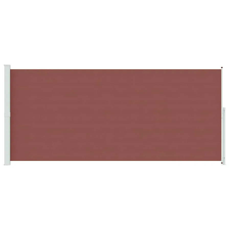 Auvent latéral rétractable de patio 220x500 cm Marron - 4
