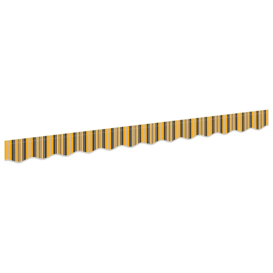 Remplacement de lambrequin Jaune et Gris 2,5 m Polyester - 2