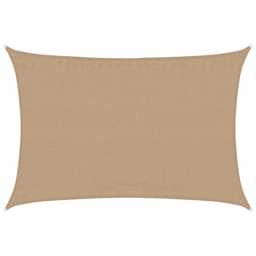 Voile d'ombrage 160 g/m² Taupe 4x6 m PEHD - 2