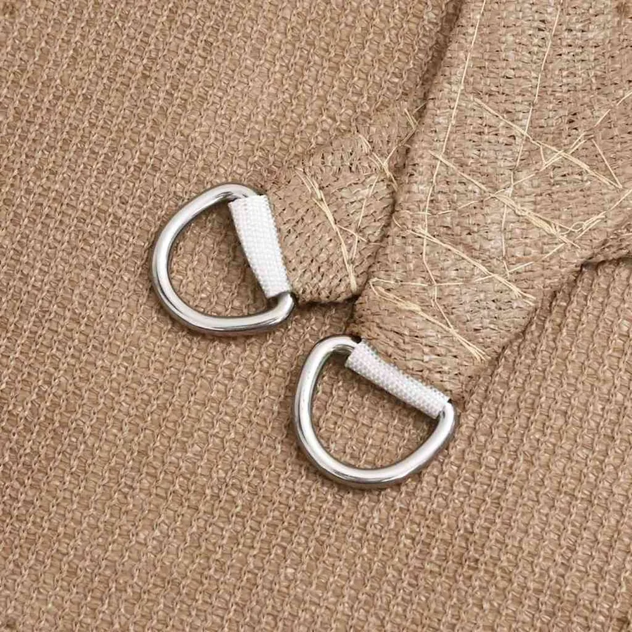 Voile d'ombrage 160 g/m² Taupe 4x6 m PEHD - 5