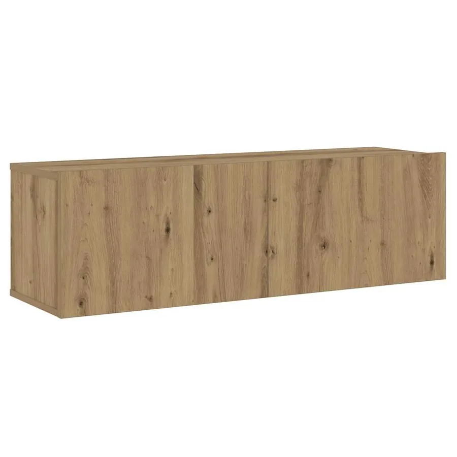 Ensemble de meuble TV mural 8 pcs chêne artisanal - 6