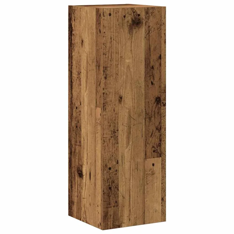 Meubles TV muraux 4 pcs vieux bois bois d'ingénierie - 4