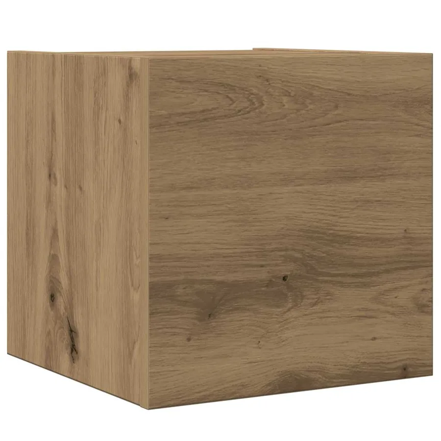 Ensemble de meuble TV mural 4 pcs chêne artisanal - 6