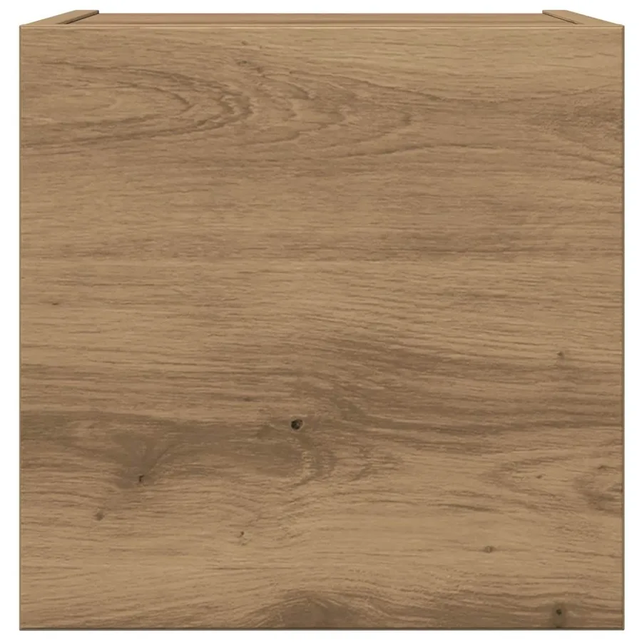 Ensemble de meuble TV mural 4 pcs chêne artisanal - 7