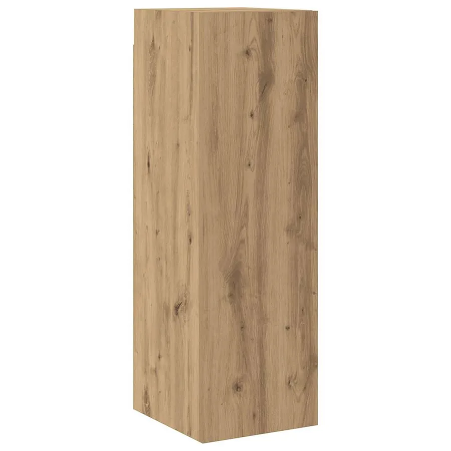Meubles TV muraux 6 pcs chêne artisanal bois d'ingénierie - 7