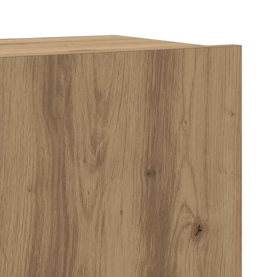 Meubles TV muraux 6 pcs chêne artisanal bois d'ingénierie - 9