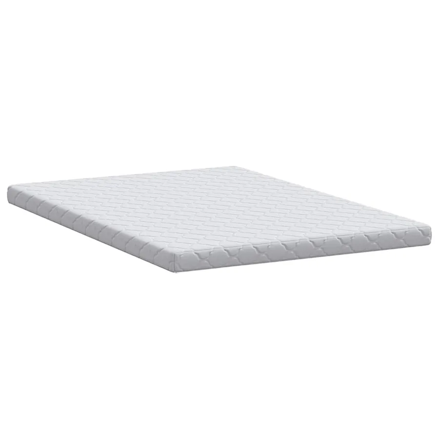 Matelas Blanc 140 x 200 cm Tissu jacquard - 6
