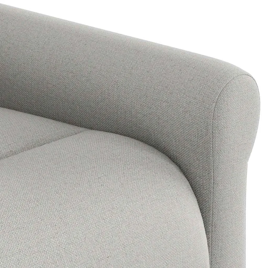 Fauteuil inclinable électrique gris nuage tissu - 12