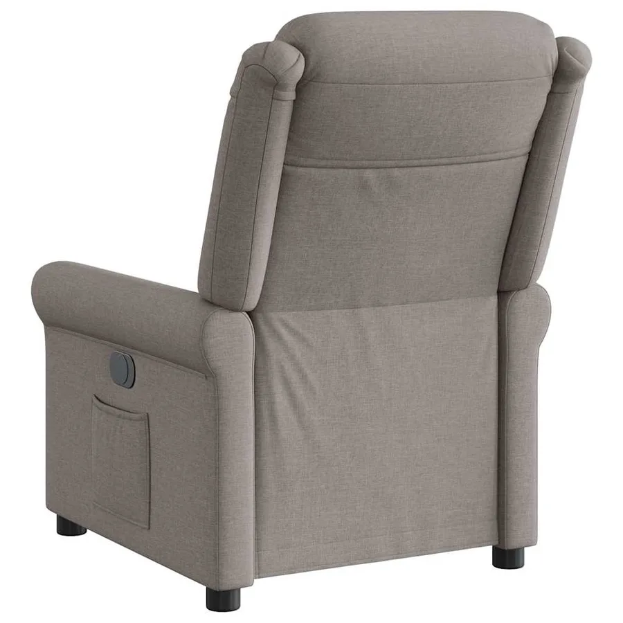 Fauteuil inclinable électrique Taupe Tissu - 7