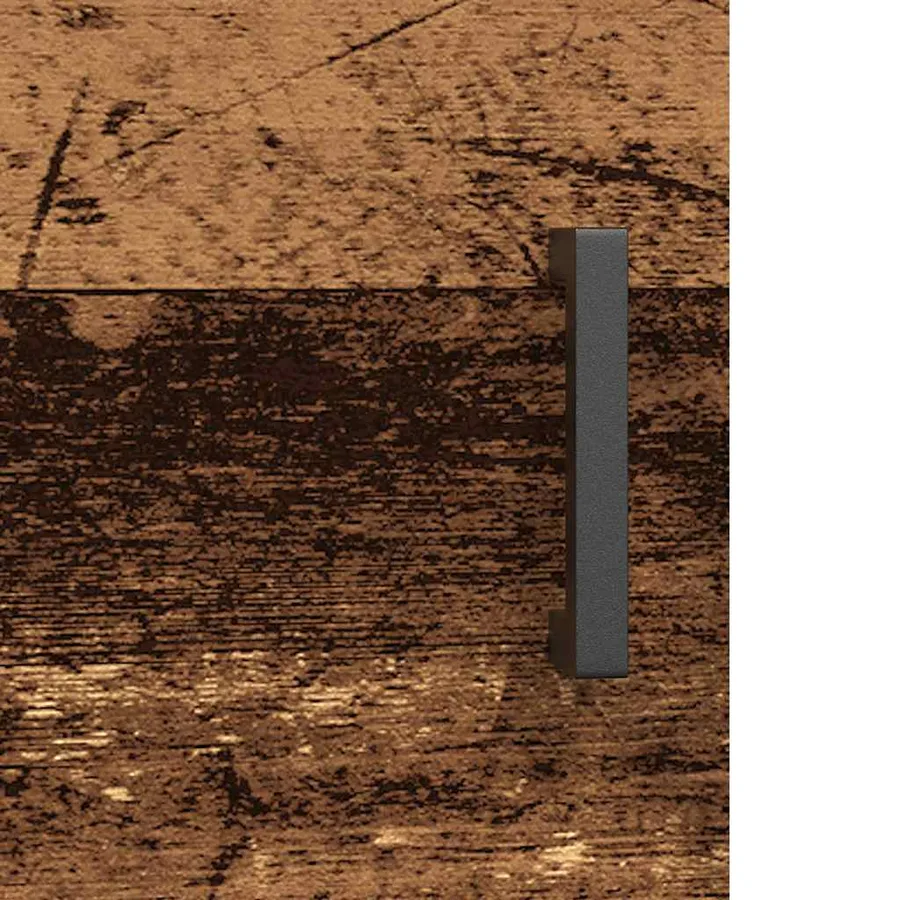 Meuble TV vieux bois 150x30x50 cm bois d'ingénierie - 8