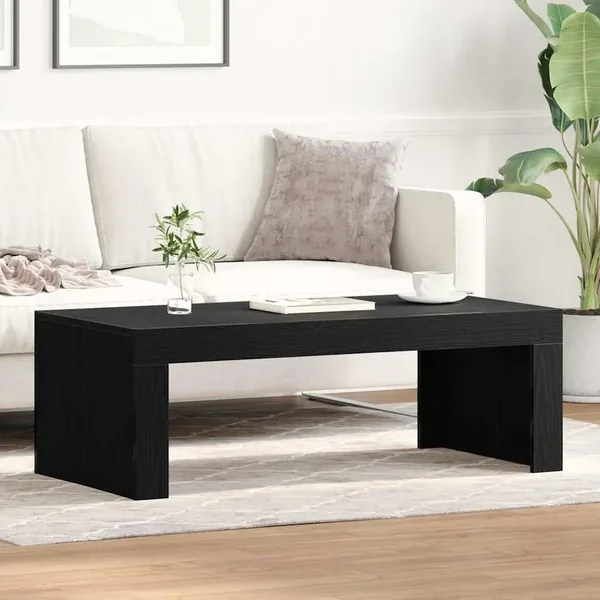 Table basse Chêne noir 102 x 50 x 35 cm Bois d'ingénierie