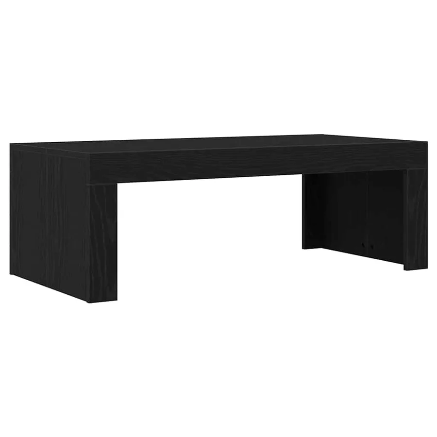 Table basse Chêne noir 102 x 50 x 35 cm Bois d'ingénierie - 5