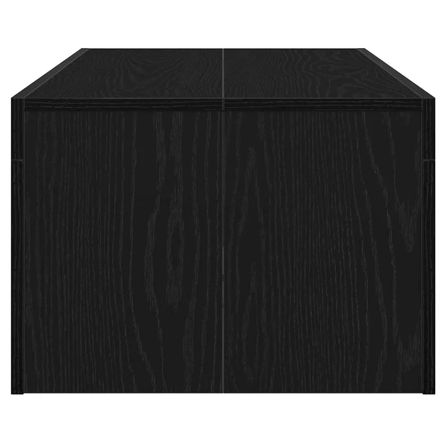 Table basse Chêne noir 102 x 50 x 35 cm Bois d'ingénierie - 7