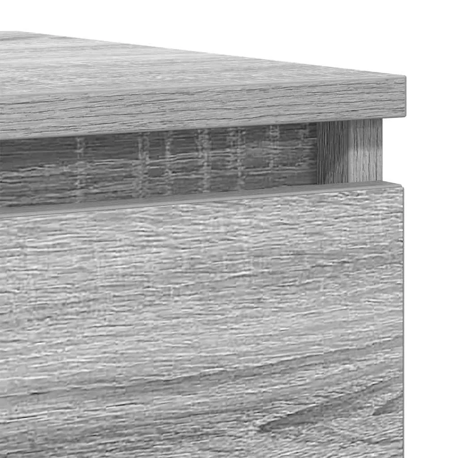 Buffet sonoma gris 37,5x35x99 cm bois d'ingénierie - 10