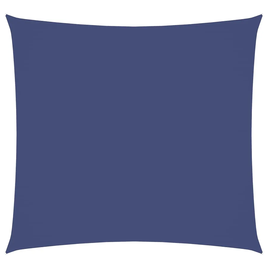 Voile de parasol tissu oxford carré 5x5 m bleu - 2