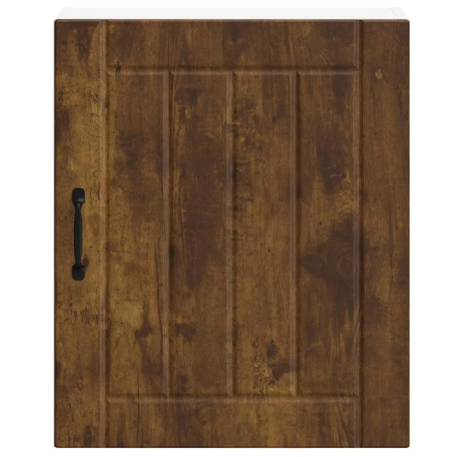 Armoires murales de cuisine 2 pcs Lucca en bois d'ingénierie chêne fumé - 6