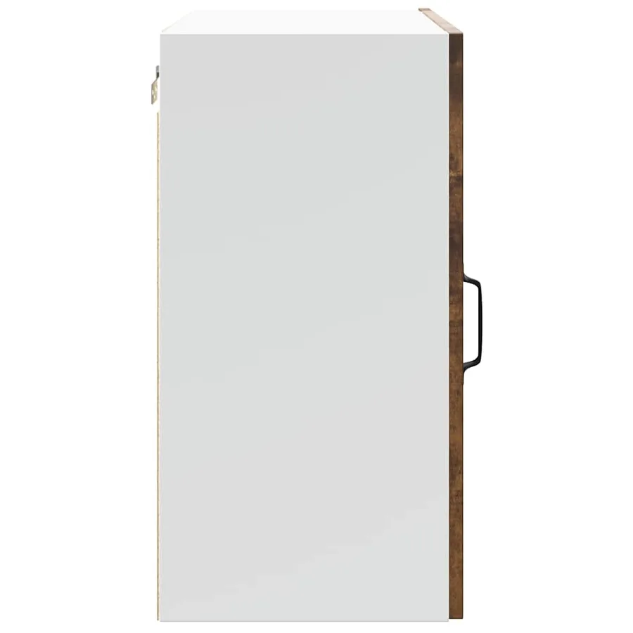 Armoires murales de cuisine 2 pcs Lucca en bois d'ingénierie chêne fumé - 8