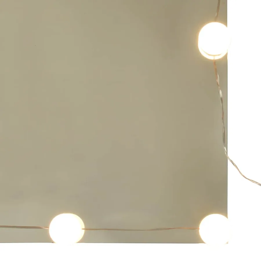Armoire à miroir avec LED Chêne artisanal 90x31,5x62 cm - 16