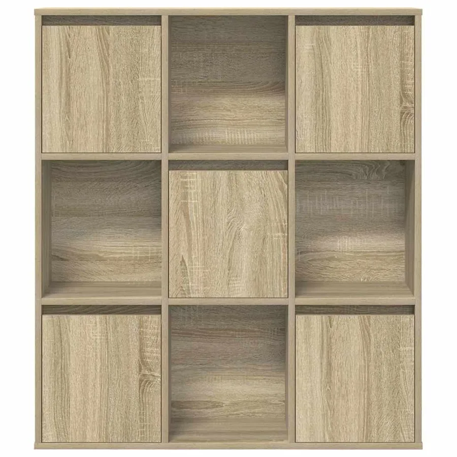 Bibliothèque chêne sonoma 89x24x101,5 cm bois d'ingénierie - 4