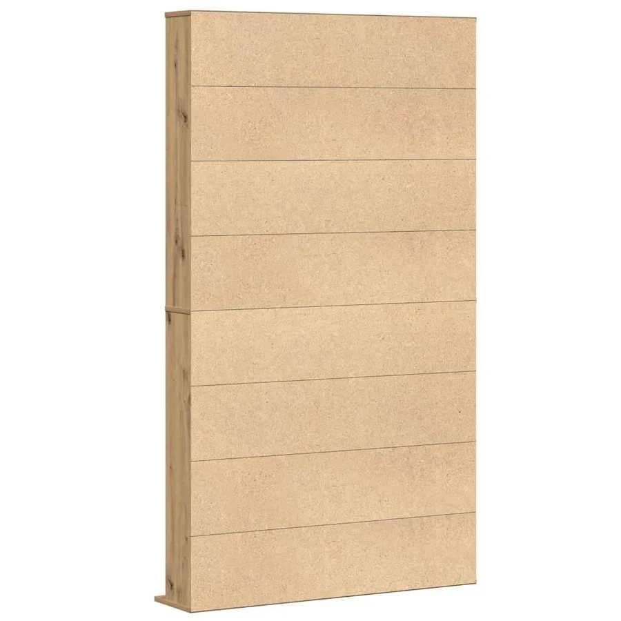 Meuble CD Chêne artisanal 101 x 23 x 177,5 cm Bois d'ingénierie - 5