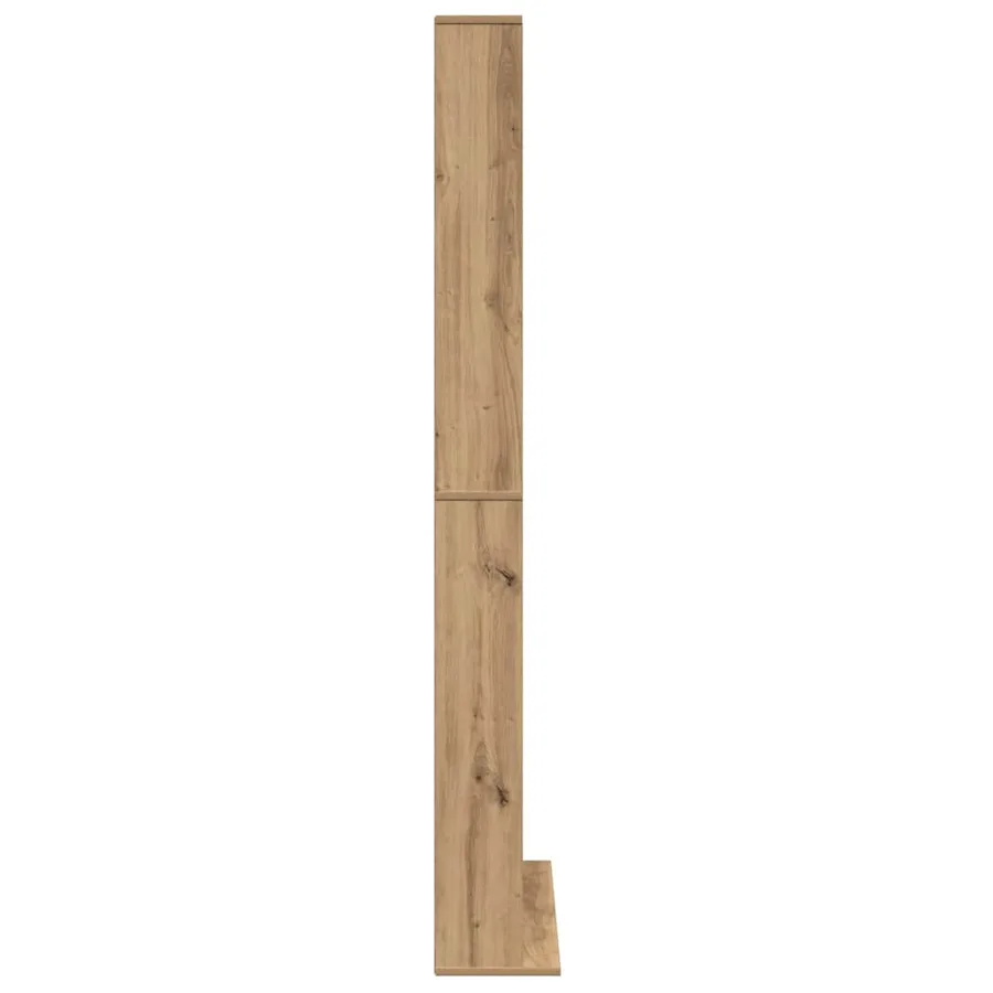 Meuble CD Chêne artisanal 101 x 23 x 177,5 cm Bois d'ingénierie - 7