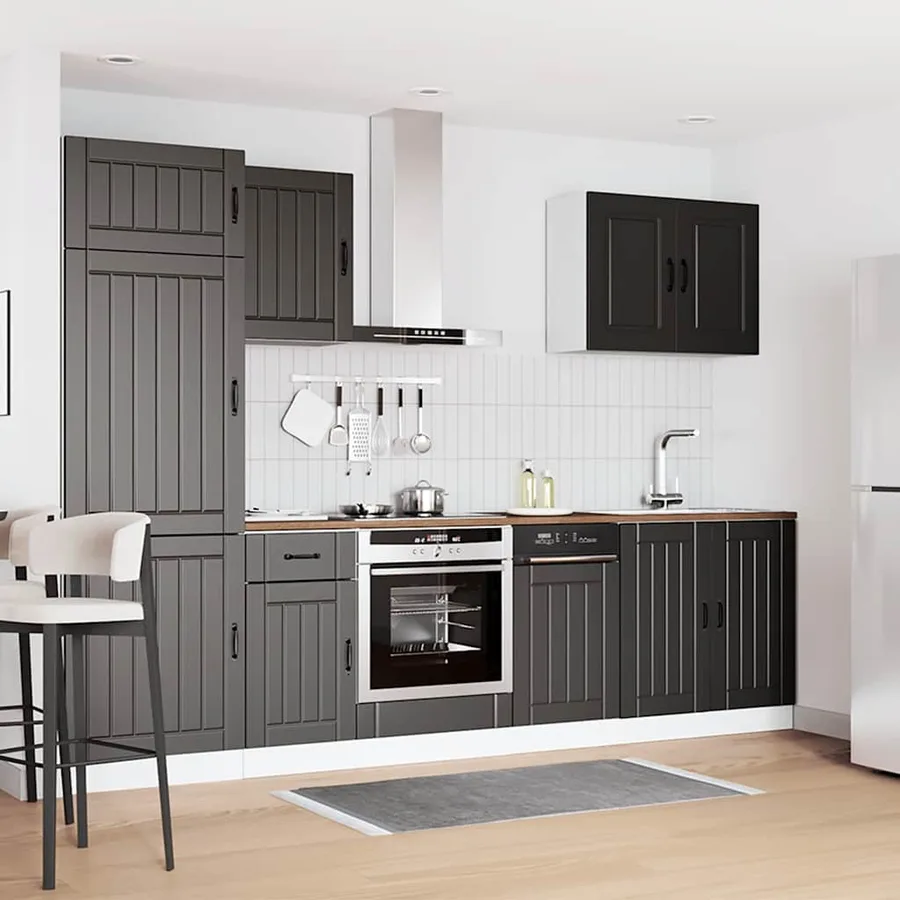 Ensemble d'armoires de cuisine 7 pcs Lucca bois d'ingénierie - 3