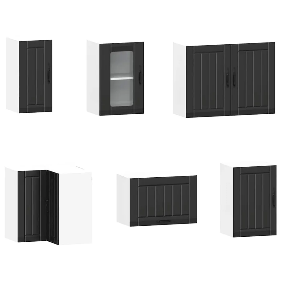Ensemble d'armoires de cuisine 11 pcs Lucca bois d'ingénierie - 5