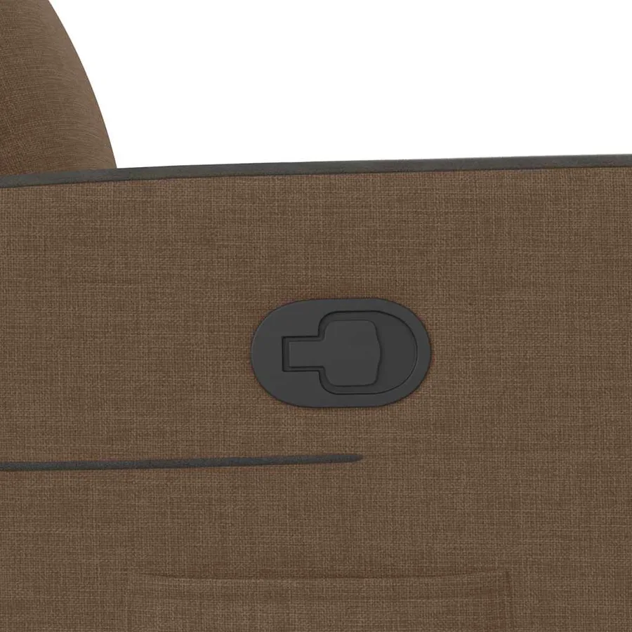 Fauteuil inclinable Marron Tissu - 11