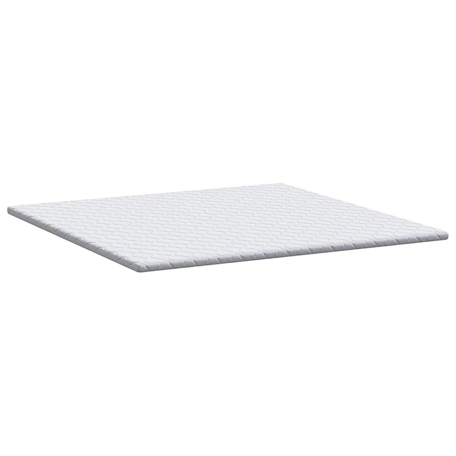 Surmatelas en Coco Blanc 200 x 200 cm Tissu jacquard - 6