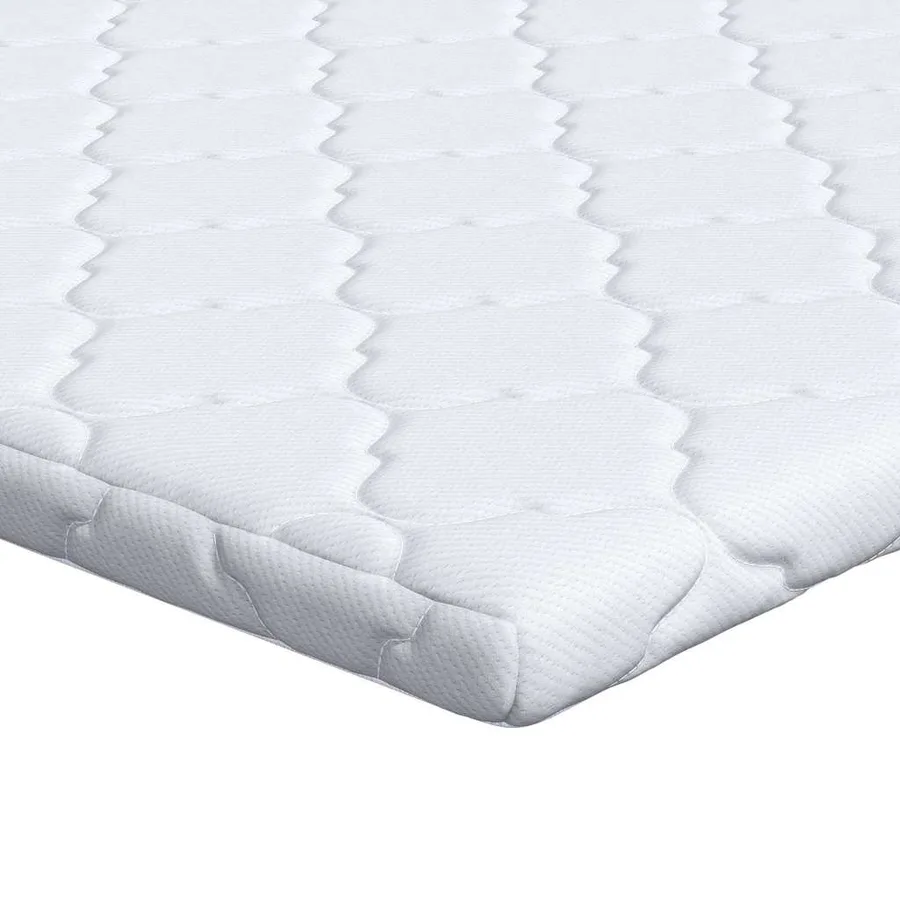 Surmatelas en Coco Blanc 180 x 200 cm Tissu jacquard - 2