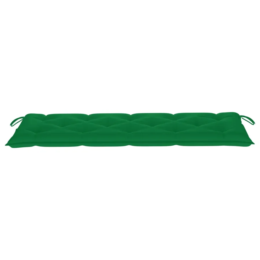 Banc de jardin 3 places avec coussin 150 cm Bois d'eucalyptus - 9