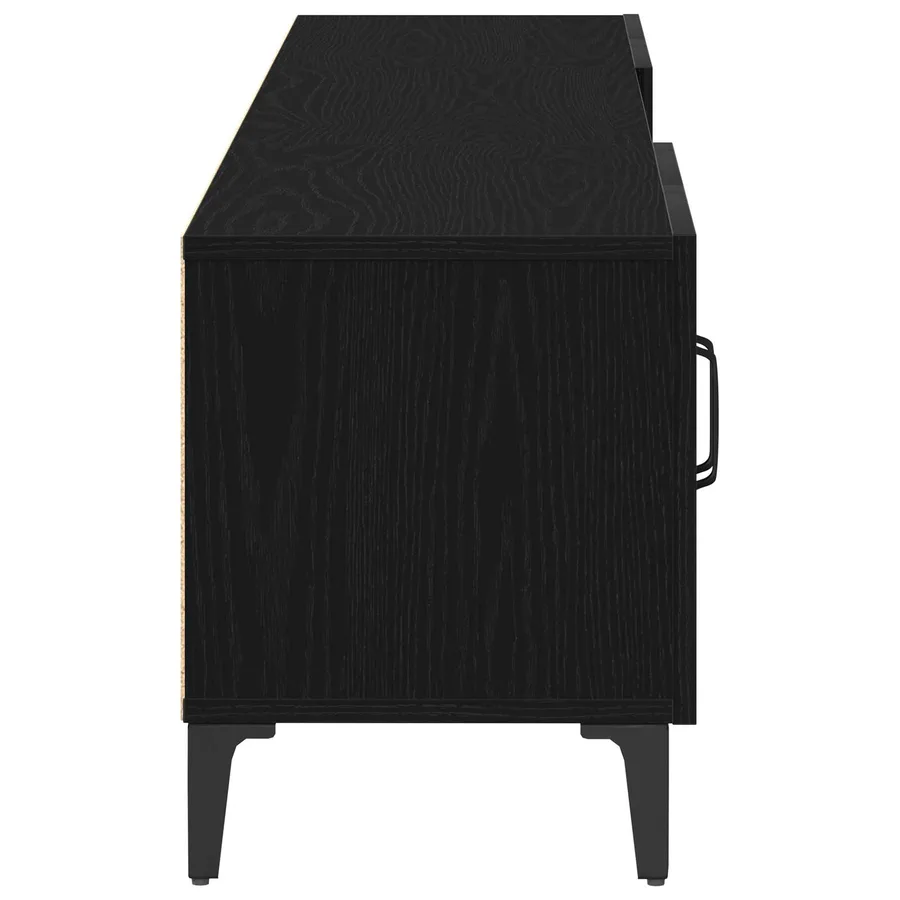 Meuble TV Chêne noir 180 x 31,5 x 40 cm Bois d'ingénierie - 7