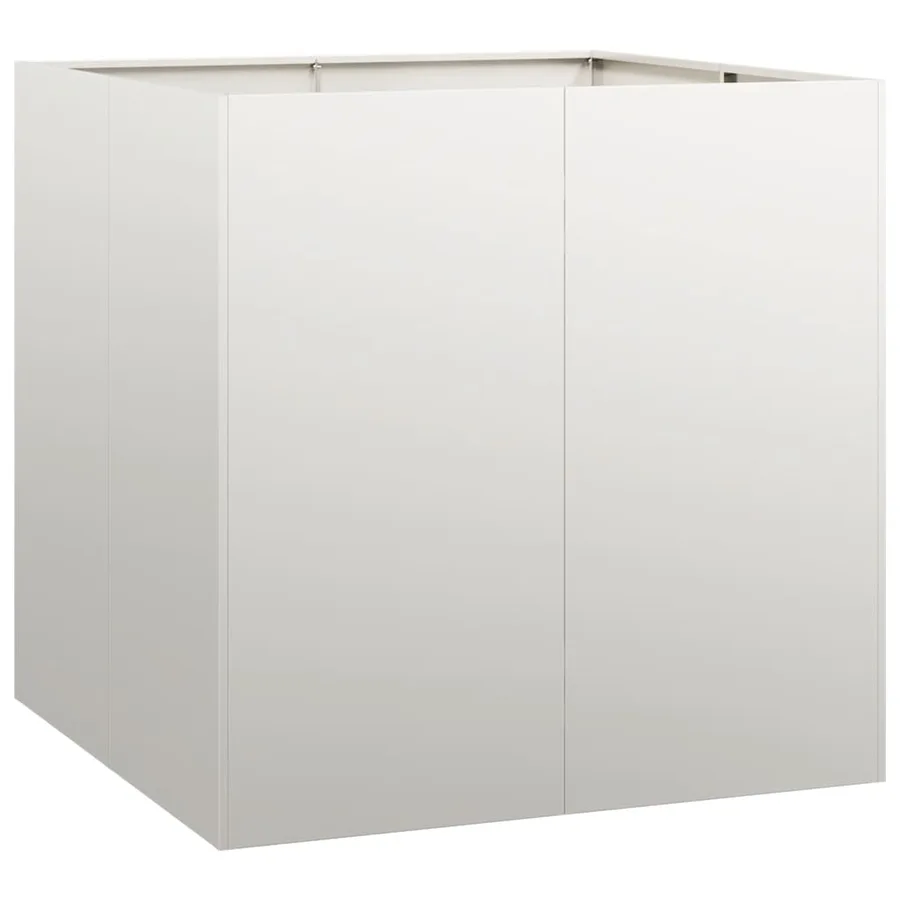 Jardinière 80x80x80 cm acier inoxydable - 2