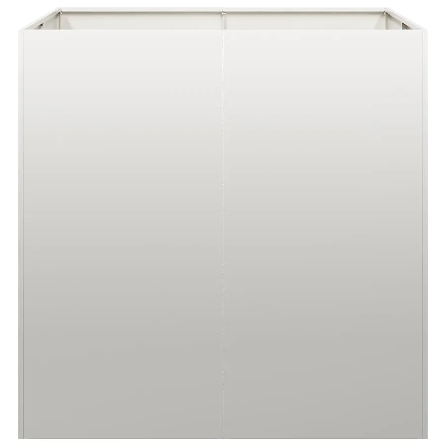 Jardinière 80x80x80 cm acier inoxydable - 4