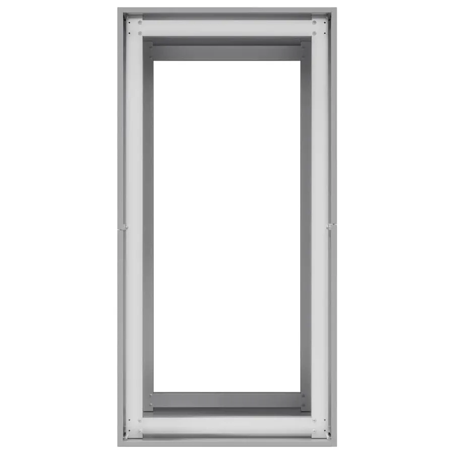 Jardinière 40x80x80 cm acier galvanisé - 5